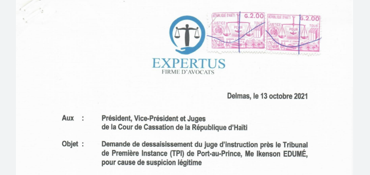 Scandale de surfacturation : les avocats de Martine Moïse récusent le juge Ikenson Edumé