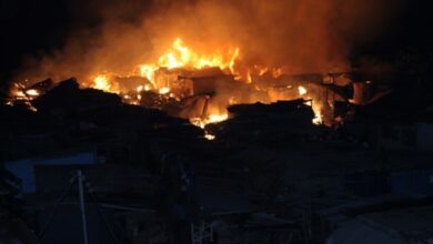 Le marché de rue 9, au Cap haïtien incendié hier soir