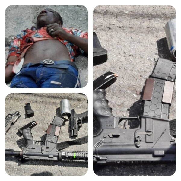 Haïti-insécurité: un présumé bandit tué, trois armes à feu saisies