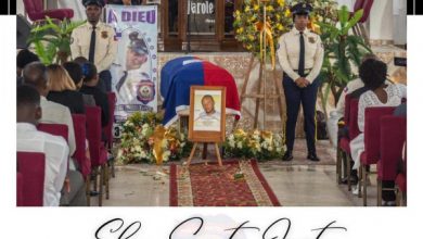 Haïti-insécurité: funérailles du policier Elgo Saint JUSTE, assassiné par des bandits armés 