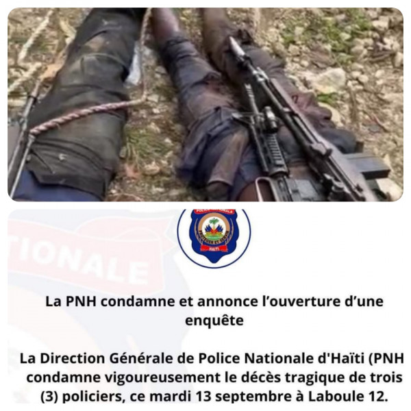 Haïti/Insécurité : des doutes planent sur l'assassinat des 3 policiers par le gang de Ti Makak