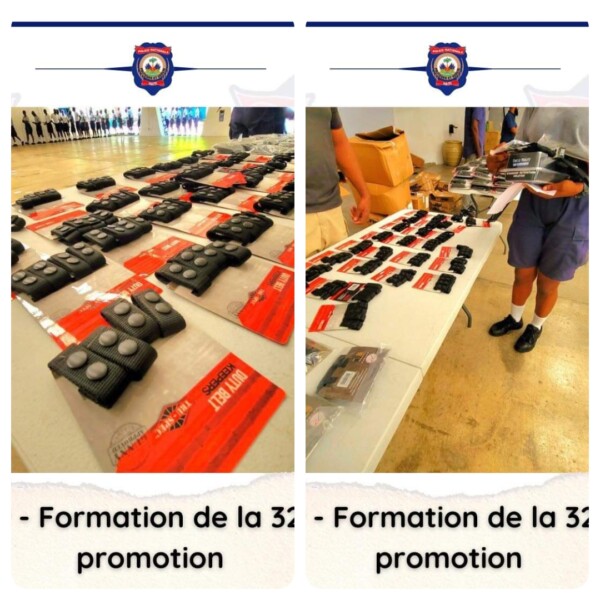 PNH/Formation: distribution d'équipements à des aspirants policiers