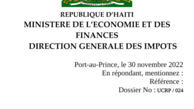 Haïti/Économie : la DGI invite les conducteurs et propriétaires de véhicules à régulariser l'immatriculation de leurs véhicules sous peine d'être sanctionnés 