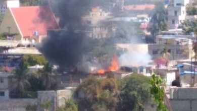Haïti/Sinistre : une maison incendiée à Pétion-ville
