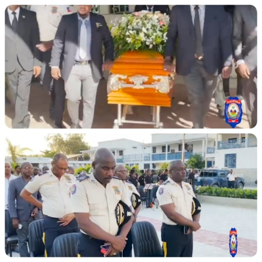 PNH : cérémonie funéraire de l'Inspecteur Divisionnaire Colas Gérald tué par balles